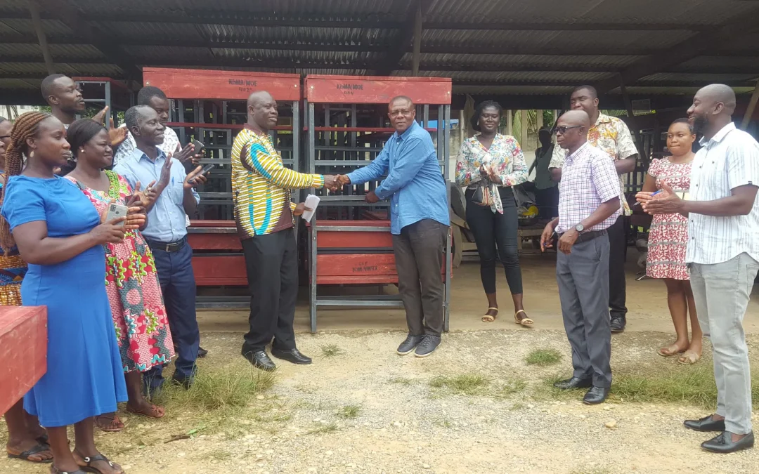 M.C.E HANDING OVER OF STUDENTS DESK TO THE EDUCATION DIRECTOR, ON 20/7/2023