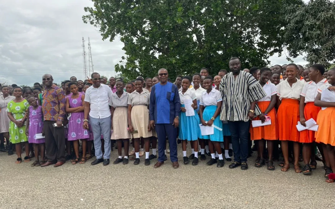 A 7/8/23 VISIT TO B.E.C.E CENTERS IN KWAEBIBIREM WITH MCE AND MP.