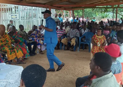 ENGAGEMENT BETWEEN MCE AND GOPDC AND THE PEOPLE OF ANWEAM, JAMESTOWN, ATOBIRESO, KWAE, 15/9/23