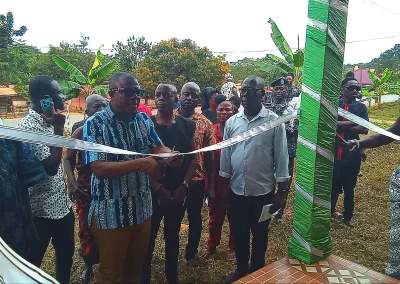 M.C.E COMMISSION OF NKWANTANANG PUBLIC LAVATORY ON 11/10/24